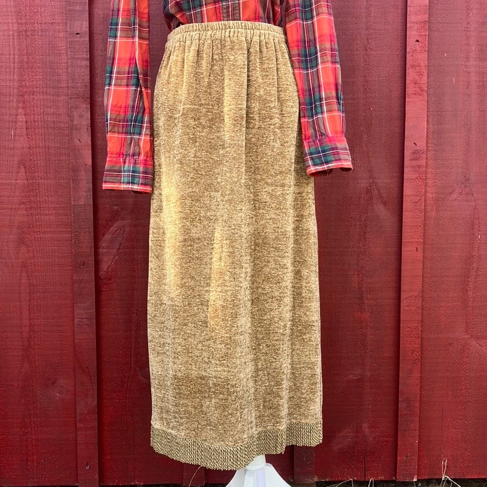 Western Fringe Tassel Maxi Skirt
